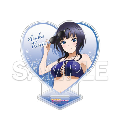 『ラブライブ!虹ヶ咲学園スクールアイドル同好会』ハート型ラメ入りアクリルスタンド 朝香果林